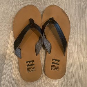 Billabong flip flops—worn once! Size 8.5